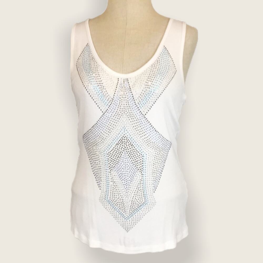 Calvin Klein scoop neck bling tank sz Medium